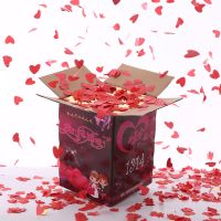 花束+爱心(喜庆包装) 12连发(高38厘米)|婚庆用品大全婚礼礼炮喷花筒彩带礼泡筒彩花筒结婚庆典开业礼花筒