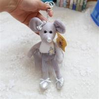 jy灰裙子鼠约18cm|生肖鼠年吉祥物小老鼠毛绒小公仔书包挂件挂饰钥匙扣玩具玩偶女生
