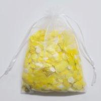 柠檬黄|结婚手撒花婚礼花童撒花瓣接亲伴娘花瓣雨婚庆手抛亮片拍照小道具