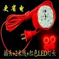 2米线带LED灯[升级加厚款] 80#百年好合()|结婚喜庆植绒大红灯笼新年春节元旦过年大门阳台装饰户外防水灯笼