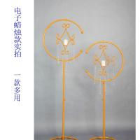架子+水晶+蜡烛|漂亮新款婚庆道具2020铁艺权杖路引灯梯台摆件灯蜡烛路引插花