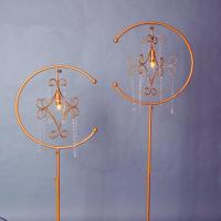 架子+水晶+灯|漂亮新款婚庆道具2020铁艺权杖路引灯梯台摆件灯蜡烛路引插花