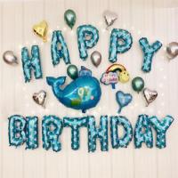 海洋主题Y|男孩周岁儿童宝宝气球套餐海洋系列主题生日布置酒装饰气球背景