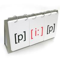 大号国际英标(辅音+元音+辅音)|三联音标台历 单词 元音 辅音字母 新版国际英标卡拼读 英语卡片