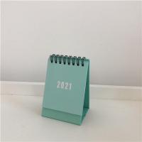 薄荷 2020.8-2021.12|2021年创意迷你小台历简约ins日历月历年历农历节日宿舍桌面摆件