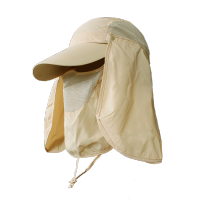 深卡其布色|工作帽防尘披肩帽工作帽面具面罩防粉尘磨收割机打农药化工喷漆