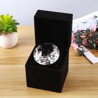 80mm精品钻+木盒|80mm水晶超大钻戒 钻石大戒指 婚庆布景道具 结婚求婚纪念礼