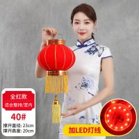 [升级款]带2米灯线+LED灯2个 60#福满堂2个[适合1米阳台]|春节大红灯笼结婚喜字阳台灯笼新年乔迁大门灯笼户