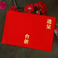 无喜字信封(100个装)|喜庆婚庆用品婚礼结婚请柬信封请贴请帖封套喜帖信封请柬外套封套