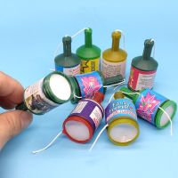 小拉炮10个|手持彩带生日小拉炮香槟造型礼炮婚嫁庆典用品儿童玩具结婚礼花