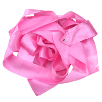 4M彩带粉红色_1条|艺术体操彩带丝带棒飘带儿童表演跳舞玩具演出道具体育用品