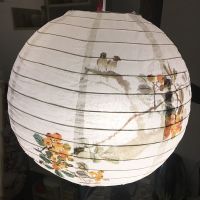 麻雀枇杷 送灯送杆送苏|2021中国风过新年中秋春节大红灯笼古风手工小灯笼灯罩装挂饰纸灯