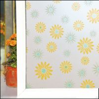 小雏菊 30厘米宽2米长|自粘窗户玻璃贴纸磨砂贴膜卫生间浴室阳台移门透光不透明遮光装饰