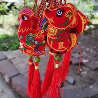 [1-6岁]端午节五色线长绳挂脖十二生肖亮片香包香囊香袋荷包|端午节五色线长绳挂脖十二生肖亮片香包香囊香袋荷包