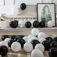 黑+白100个|气球 100个装结婚礼装饰用品求婚房布置婚庆派对儿童多款生日