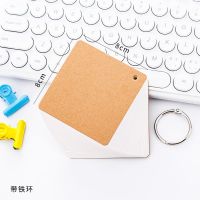 8X8--100张(送2个铁环)|空白卡片diy明信片英语单词卡男友券贺卡创意写字小卡片纸