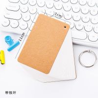 7X11--100张(送2个铁环)|空白卡片diy明信片英语单词卡男友券贺卡创意写字小卡片纸