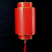 圆形梅花 高30#|中式羊皮灯笼火锅饭店阳台吧台广告室外广告灯笼户景区防水灯笼