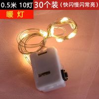 30个装 2米20灯#彩色[独立包装]|led灯串彩灯灯带花束鲜花包花拉菲草礼物礼盒鲜花生日灯串