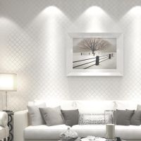 菱格米白色[60cm*5米]|飘窗贴木门贴柜纸装修家用卧室墙纸门贴纸室内自粘墙纸服装店装饰