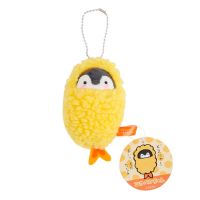 炸虾企鹅(10cm高)|网红正能量企鹅家族书包小挂件毛绒玩偶挂饰公仔钥匙扣链学生礼物