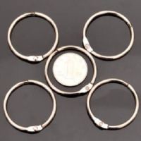 精致铁环5个装|白卡纸盒装外卖产品介绍小卡片便携式识字卡铁环diy贺卡儿童认字|