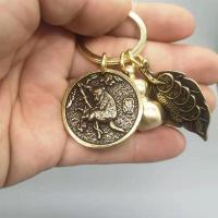 一夜暴富+实心葫芦+生肖猴|黄铜一夜生财暴富葫芦钥匙扣挂件汽车招财挂饰生肖挂件