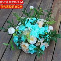 小枝玫款蒂芙尼兰直径约35CM|新款橄榄枝大丽玫路引花婚庆t台路引花罗马柱路引花婚庆道具[
