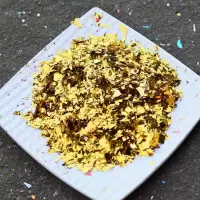 纯色金色[1000克二斤装]|金银纯色碎纸屑气氛手抛彩纸闪光亮片碎片金蛋手抛撒花礼花填充物