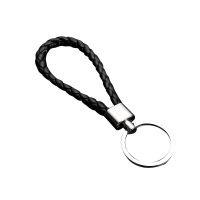 黑色麻花扣 几何家族带绳-OPP袋独立包装|创意卡通情侣几何动物钥匙扣挂件可爱恐龙熊猫汽车包包挂饰小礼品