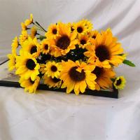 壐/1朵7朵+1束22朵+1束13朵|仿真太阳花束招财花向日葵花束绢花布景摄影道具婚庆假花布景