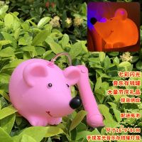 米老鼠粉|2021年中秋儿童礼物搪胶手提卡通小兔灯笼投影存钱罐音乐发光灯笼