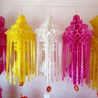 玉兰飘80厘米(黄色)|清明节塑纸灯笼挂清挂社上坟灯笼白祭祀坟飘白事烧纸灯笼扫墓