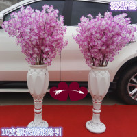 镶钻花瓶路引(深紫色)|新款欧式花瓶路引镶钻樱花路引防摔包破损婚庆道具樱花罗马柱路引