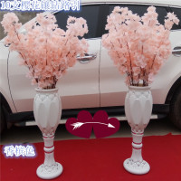 镶钻花瓶路引(香槟色)|新款欧式花瓶路引镶钻樱花路引防摔包破损婚庆道具樱花罗马柱路引