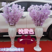 镶钻花瓶路引(浅紫色)|新款欧式花瓶路引镶钻樱花路引防摔包破损婚庆道具樱花罗马柱路引