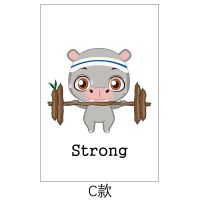 C款 35x90cm|窗户浴室客厅移门卫生间厕所静电磨砂玻璃贴纸 贴膜 卡通贴纸