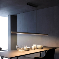 餐桌灯极简餐厅吊灯具北欧吧台现代简约温特雷特一字办公室 长条灯条形