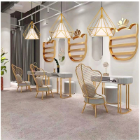 发廊美发专用灯温特雷特装饰亮理发店钻石网红美甲店奶茶火锅店餐厅吊灯