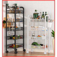 厨房置物架落地多层藤印象可移动家用小推车蔬菜篮收纳储物架子用品大全