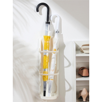 放雨伞收纳架挂墙门口家用小伞桶藤印象沥水架创意壁挂式架子进门雨具筒