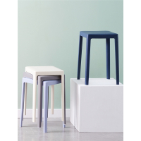 塑料凳子加厚成人家用客厅藤印象简约现代餐桌高板凳经济型北欧圆凳椅子