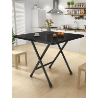 折叠桌子吃饭家用小户型藤印象餐桌饭桌出租房简易户外摆摊便携小方桌