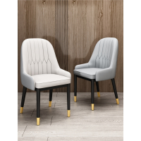 简约轻奢餐椅北欧家用靠背椅酒店藤印象洽谈座椅餐桌椅书房凳子书桌椅子