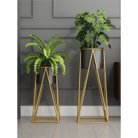 简约北欧铁艺花架置物架花架子藤印象室内客厅阳台落地式绿萝绿植花盆架