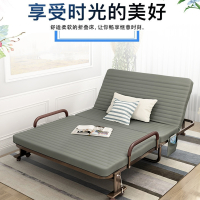 藤印象午休折叠床办公室午睡 家用双人便携躺椅简易小单人床