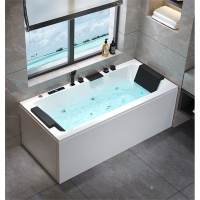 藤印象浴缸家用大人小户型双人泡澡盆亚克力独立淋浴一体恒温按摩浴缸