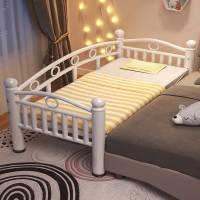 儿童床拼接床带护栏小床单人床婴儿男孩女孩公主床边床加大宽铁艺