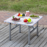 小折叠桌餐桌吃饭方桌折叠正方形简易小型饭桌出租房屋桌子矮家用