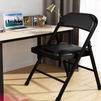 电脑折叠椅子靠背家用办公室舒适久坐凳子宿舍座椅懒人学生写字椅